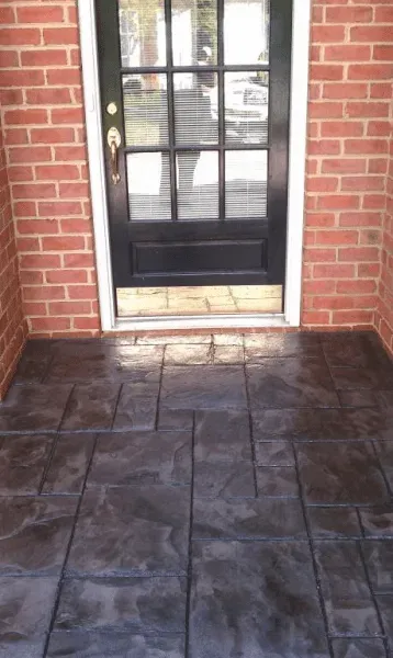 Door and Concrete Pathway — Glade Hill, VA — Creative Curbs