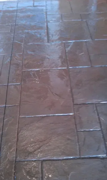 Shiny Square Pathway — Glade Hill, VA — Creative Curbs