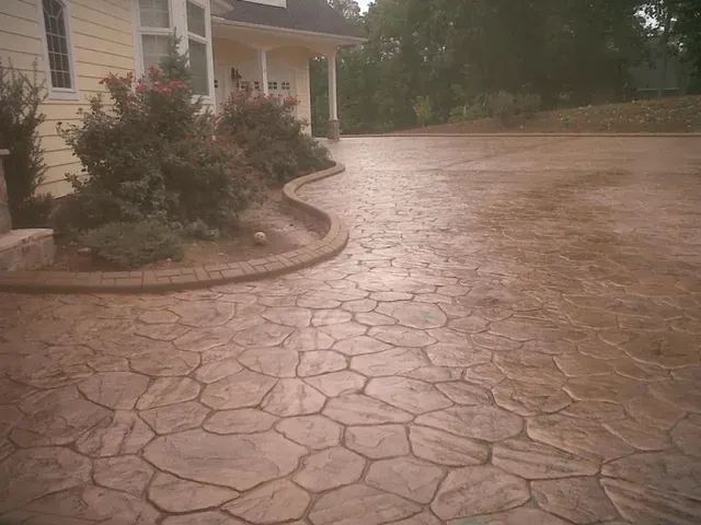 Broken Style Pathway and Plants — Glade Hill, VA — Creative Curbs