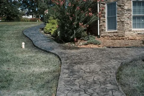 Curve Pathway — Glade Hill, VA — Creative Curbs Curve Pathway — Glade Hill, VA — Creative Curbs