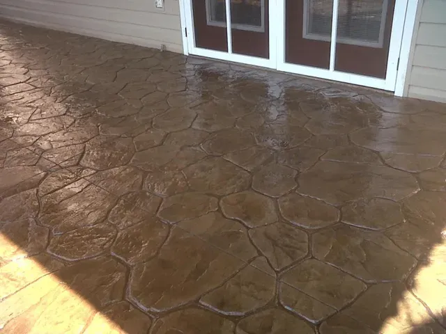 Shiny Pathway with Double Door — Glade Hill, VA — Creative Curbs
