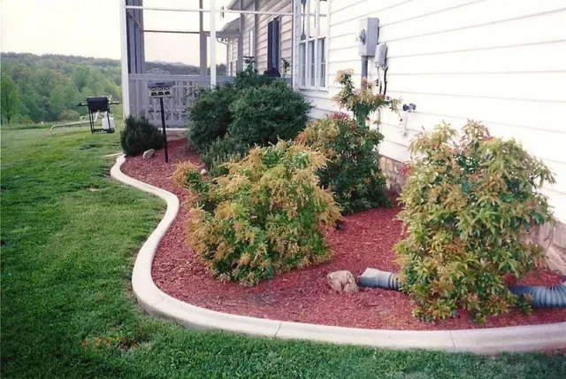 Plants and White Borders — Glade Hill, VA — Creative Curbs
