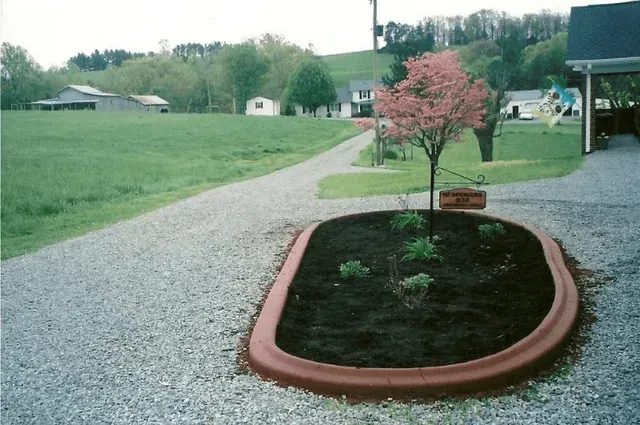 Road with Border and Trees — Glade Hill, VA — Creative Curbs