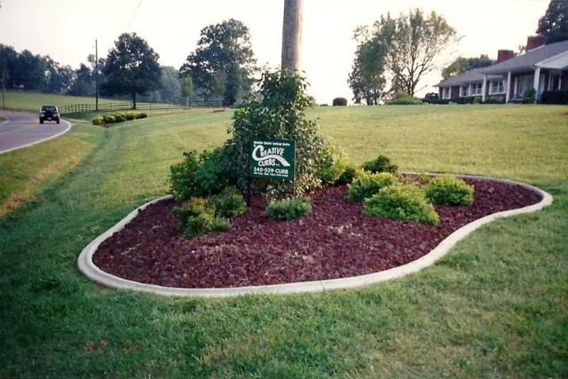 Plants with Sign Board — Glade Hill, VA — Creative Curbs