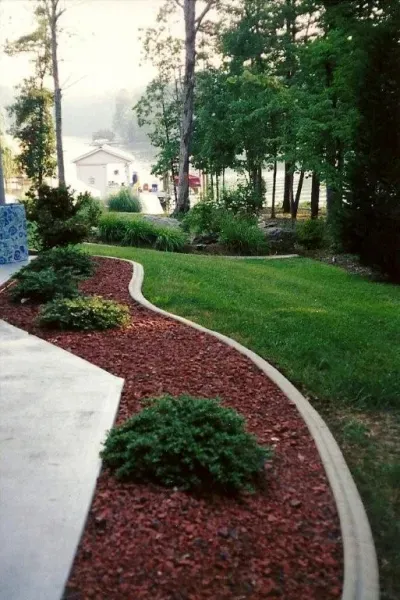 Curve Borders and Grass and Trees — Glade Hill, VA — Creative Curbs