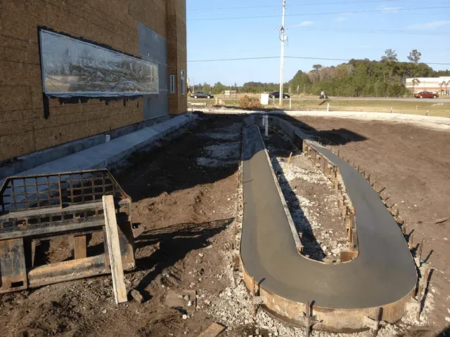 Drying Cement — Glade Hill, VA — Creative Curbs
