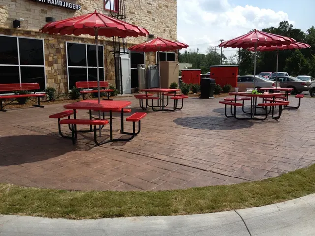 Restaurant with Tables and Chairs — Glade Hill, VA — Creative Curbs