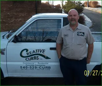 Owner Robbie Hundley — Glade Hill, VA — Creative Curbs Owner Robbie Hundley — Glade Hill, VA — Creative Curbs