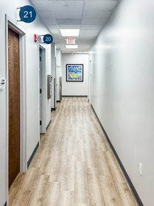 Pediatric Care Specialists in Overland Park, KS hallway.