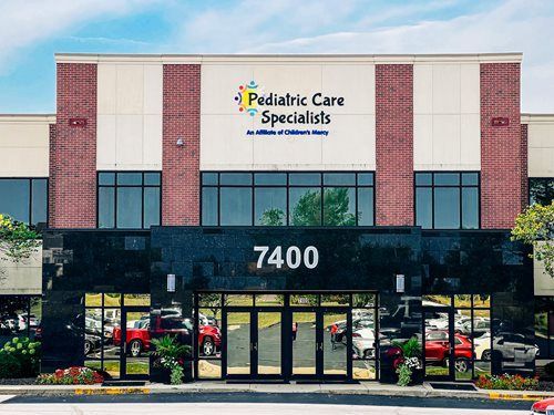 Pediatric Care Specialists in Overland Park, KS office exterior.