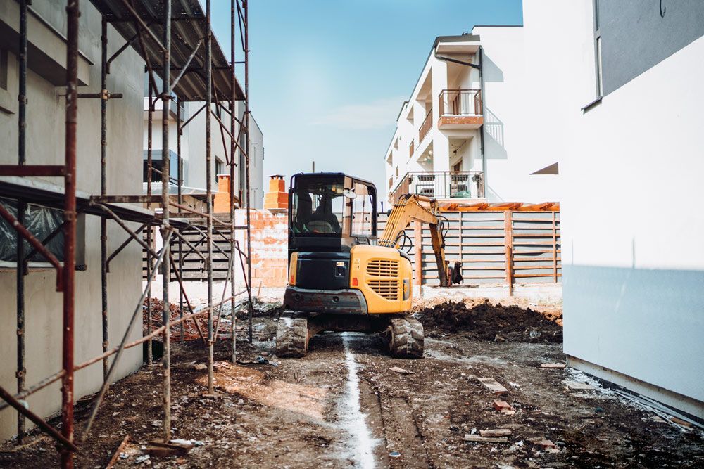Mini Excavator Equipment for Hire in Construction Site