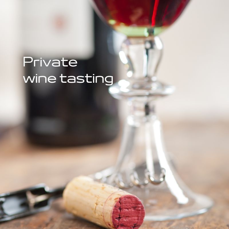 Private wine tasting