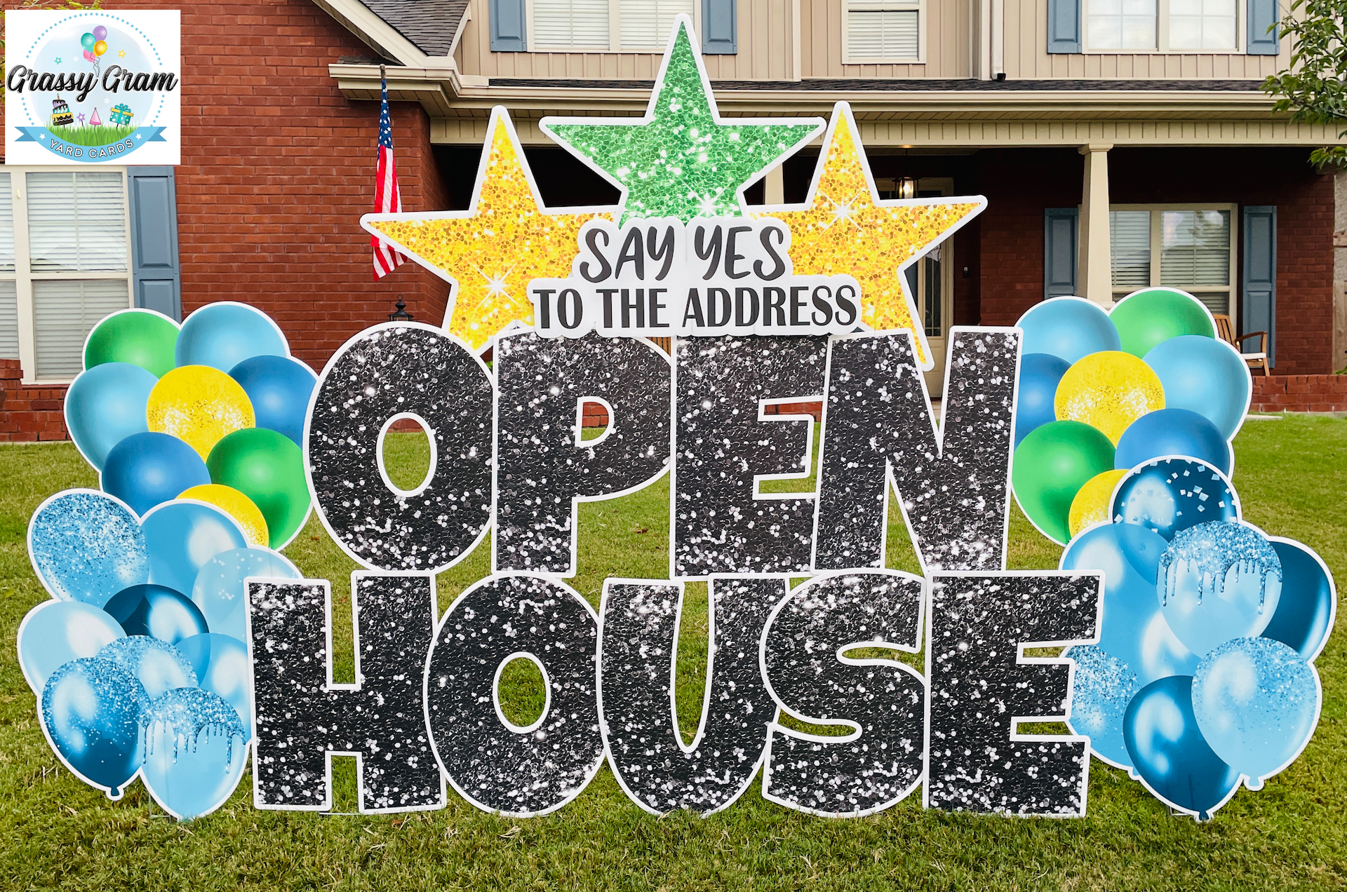 Real Estate yard cards for open house