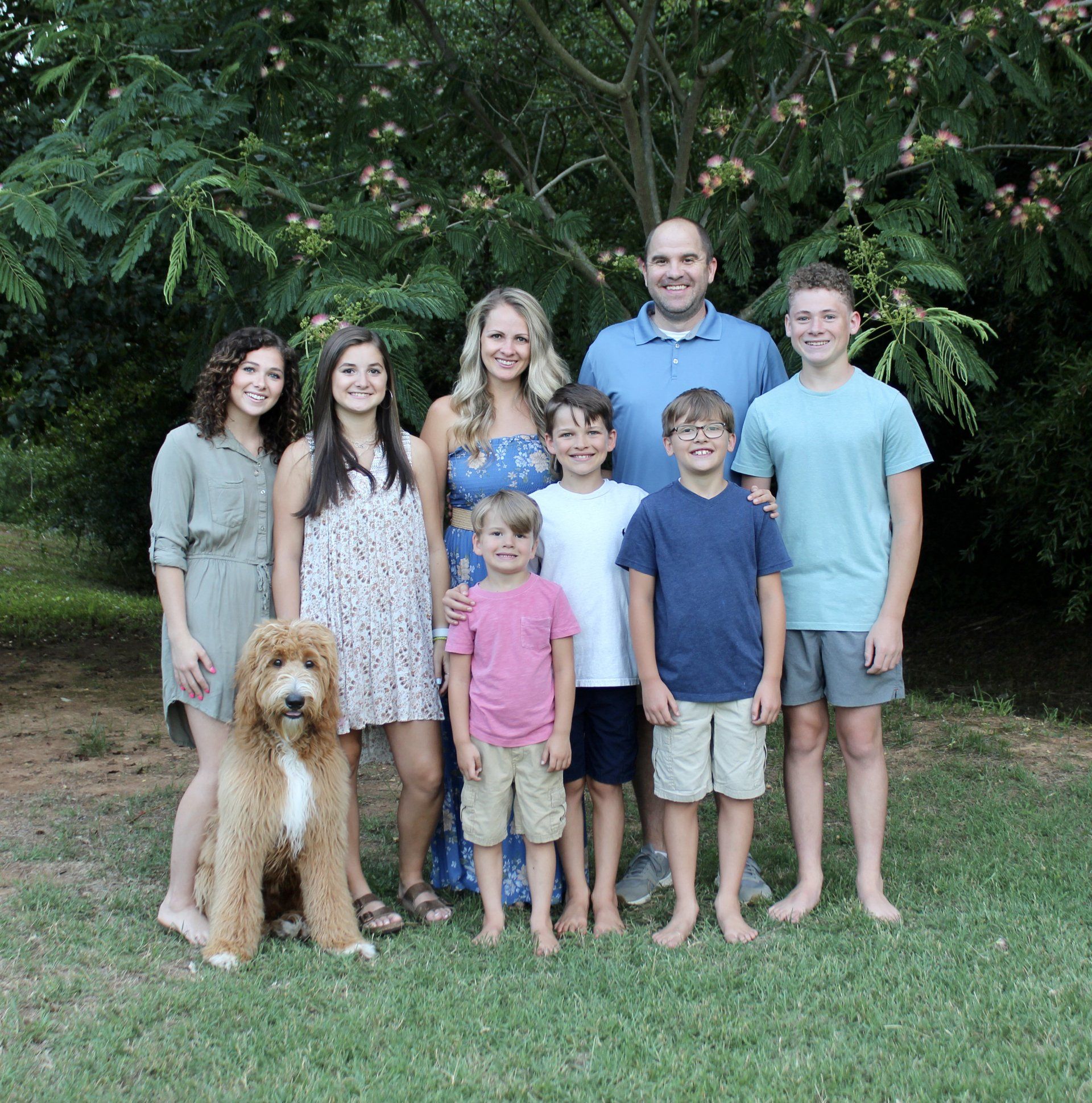 family portrait of the Lensch Family