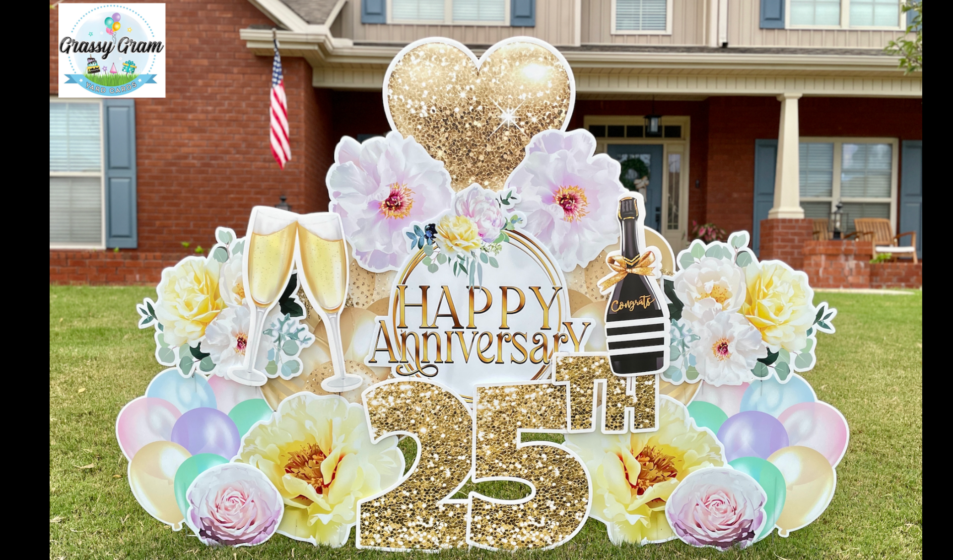Happy Anniversary yard cards