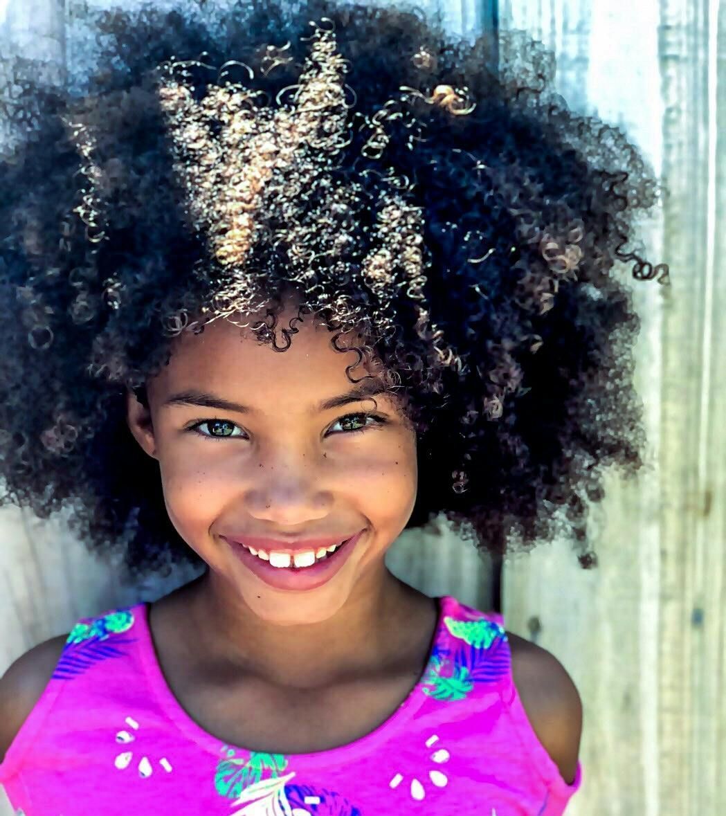 A little girl 