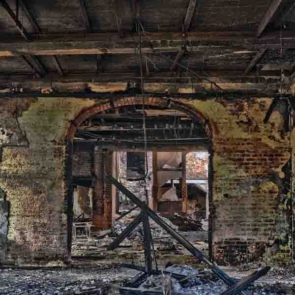 smoke and soot damage