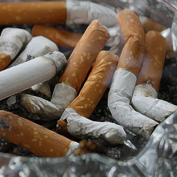 cigarette smoke odor