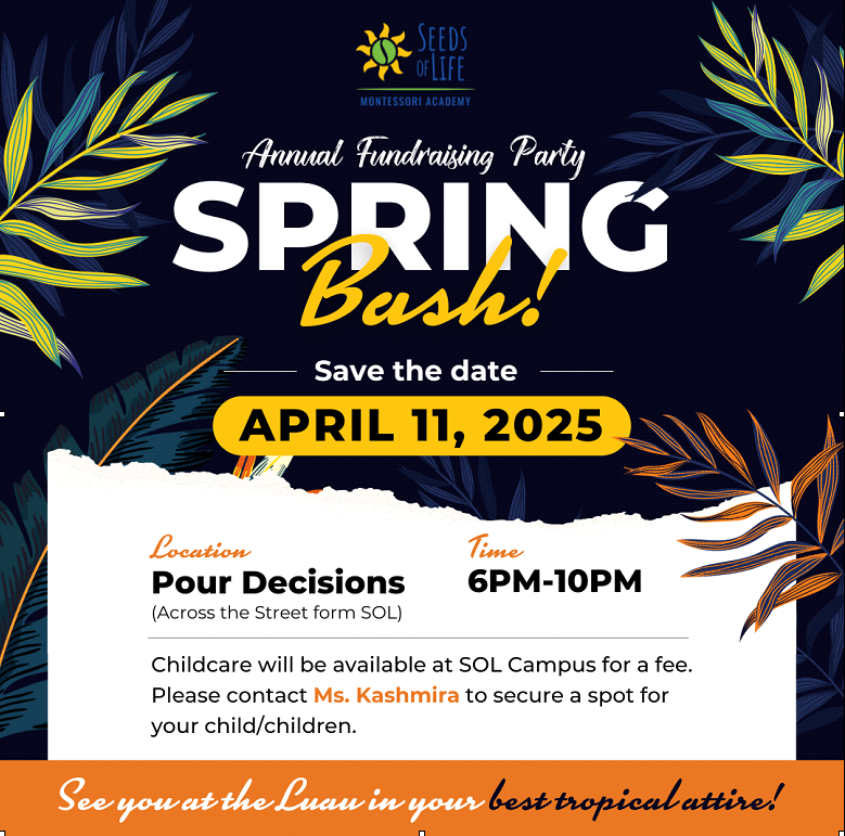Spring Bash event flyer