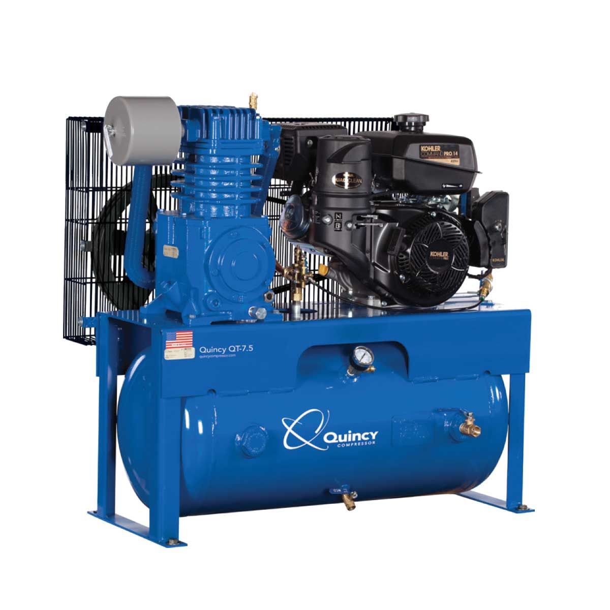 New air compressor in production. High quality photo.