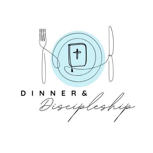 Wednesday night supper is written on a blackboard with spoons and forks.