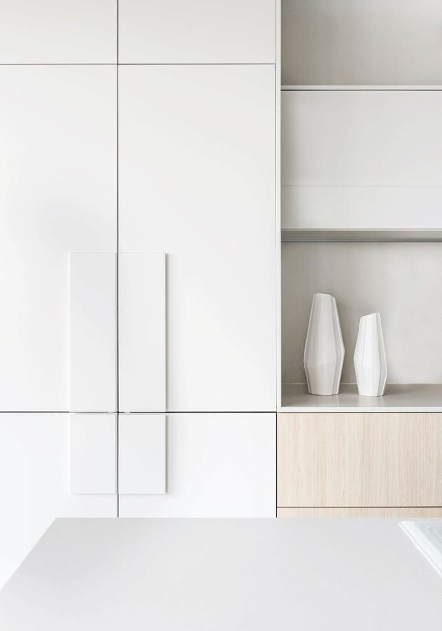 White Kitchen Cabinets with Open Shelving — Zero 21 Fit-Outs & Joinery: Kitchen Renovation Gold Coast in Burleigh Heads, QLD