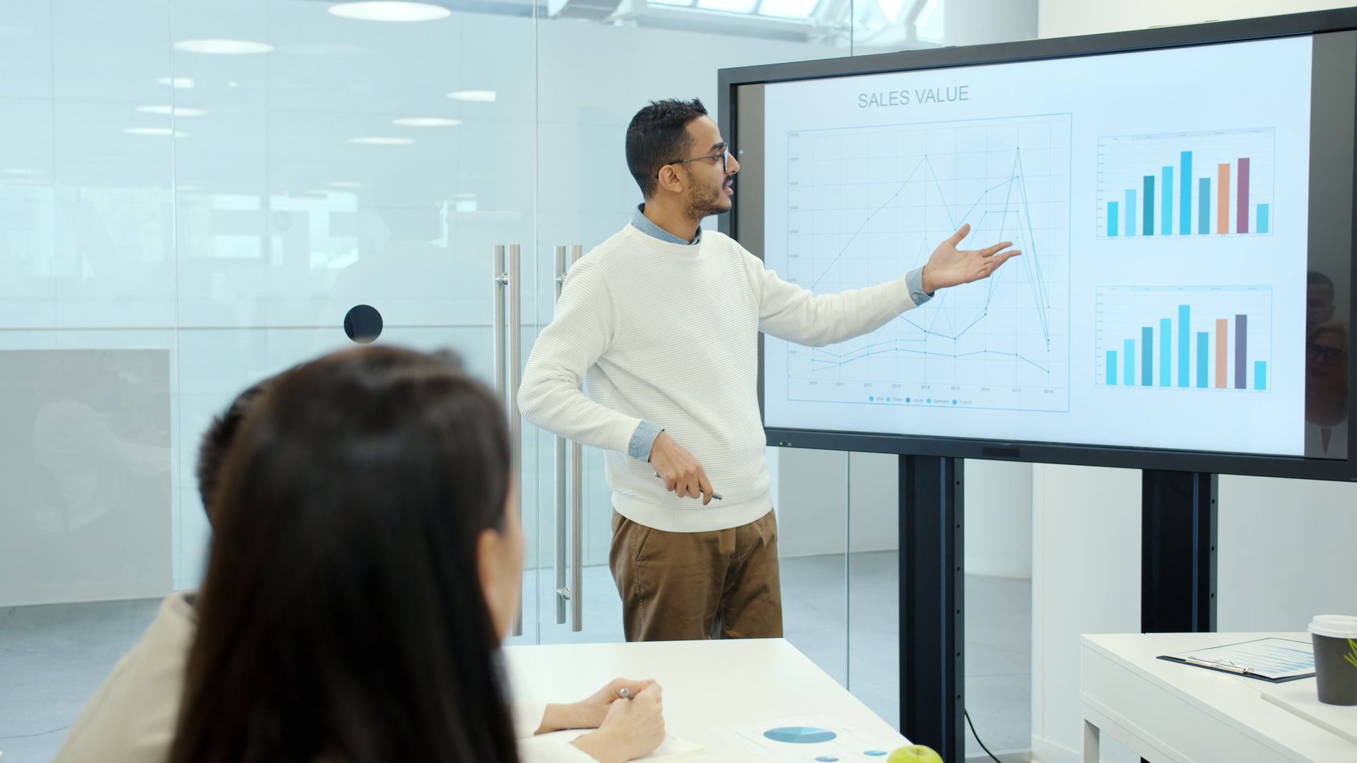 AI search benchmarks on a business decision dashboard