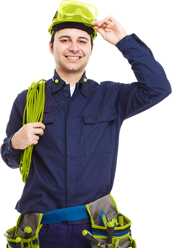 Happy Electrician
