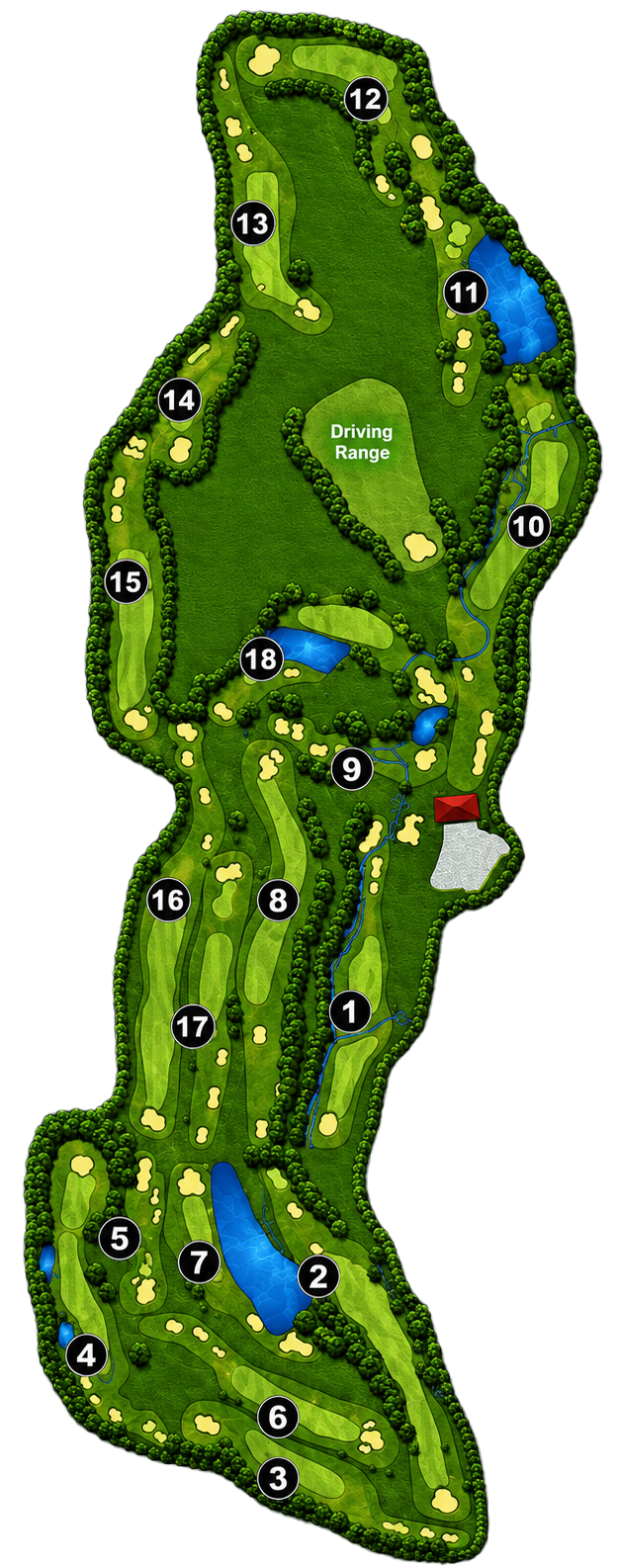 Railwood Golf Course Map