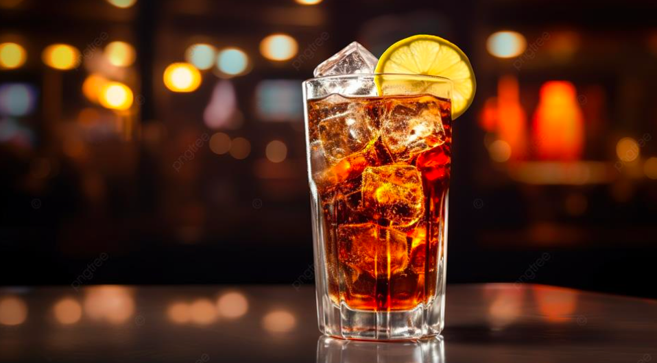 Cóctel Cuba Libre con Ron San Miguel en una mesa.