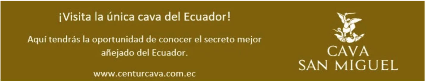 An advertisement for cava san miguel in ecuador