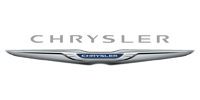 The chrysler logo is shown on a white background.