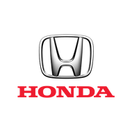 The honda logo is on a white background.