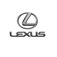 The lexus logo is on a white background.