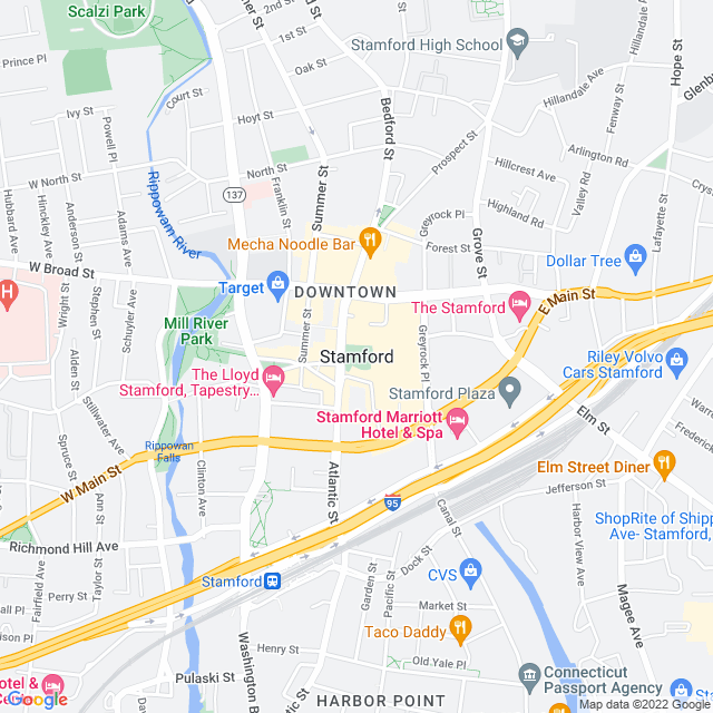 Map of business location