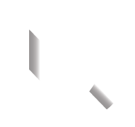 A shadow of a square and a rectangle on a white background.