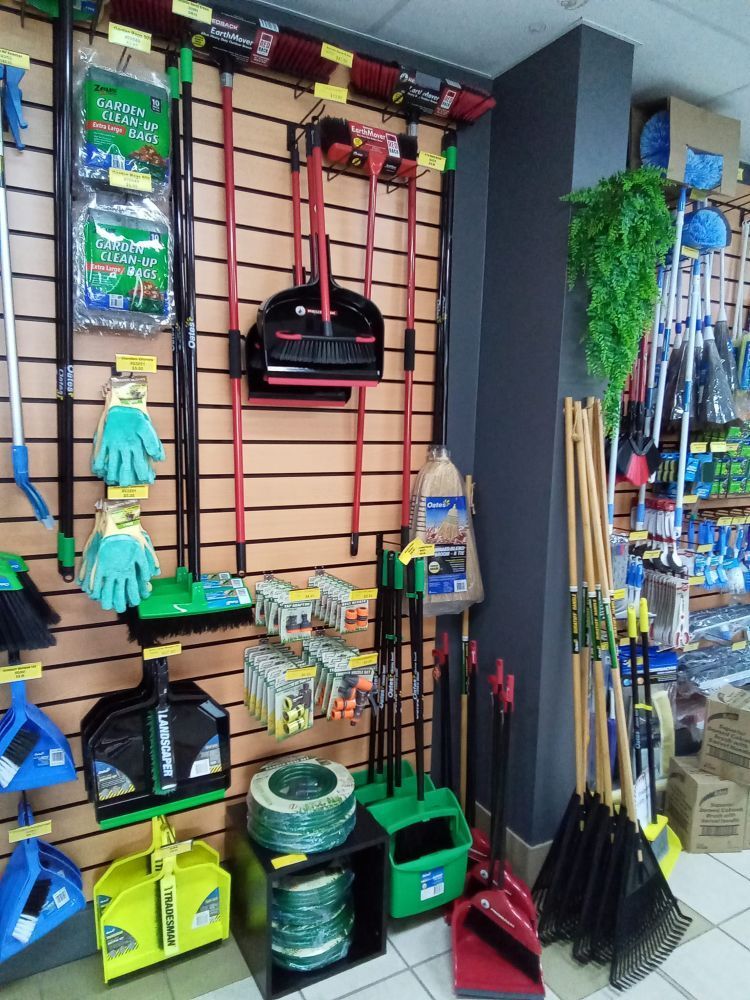A Variety Of Cleaning Supplies Are Displayed In A Store — A1 Cleaner Carpets N Homecare In Yungaburra, QLD