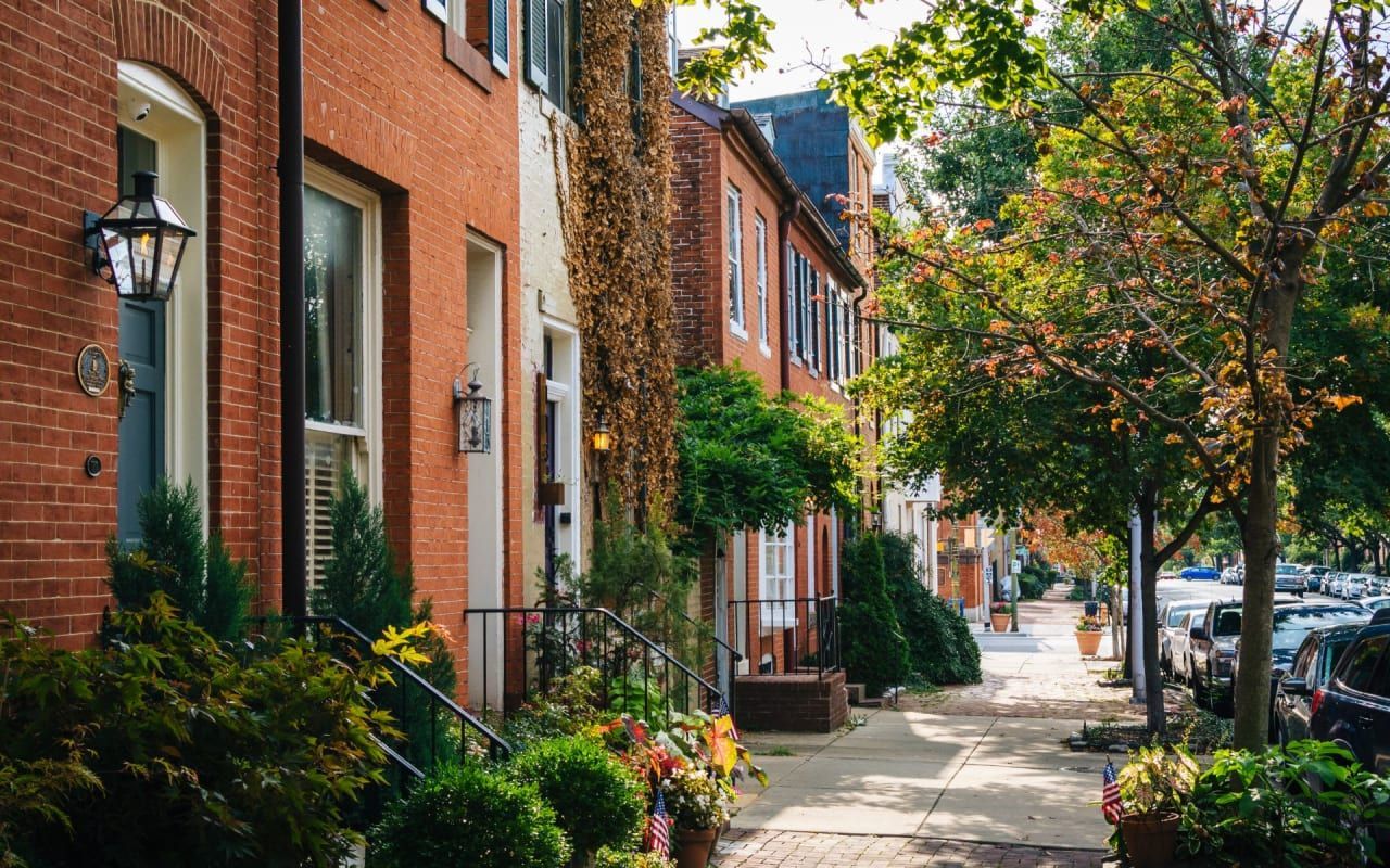 brick home in Baltimore City