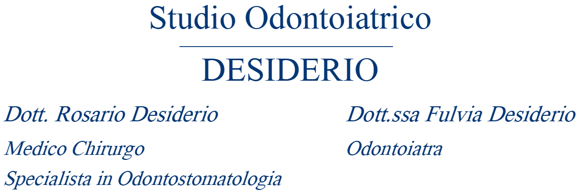 DR. DESIDERIO - STUDIO DI ODONTOIATRIA - LOGO