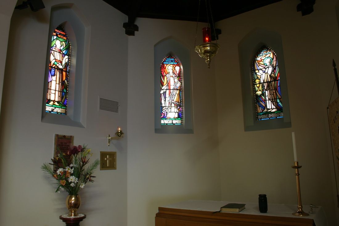 St Richard Chapel windows - St Paul's Frankston (Christian Waller)