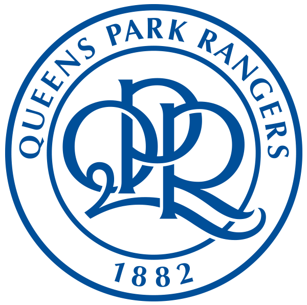 Queens Park Rangers circular blue club logo with “QPR” and “1882” text