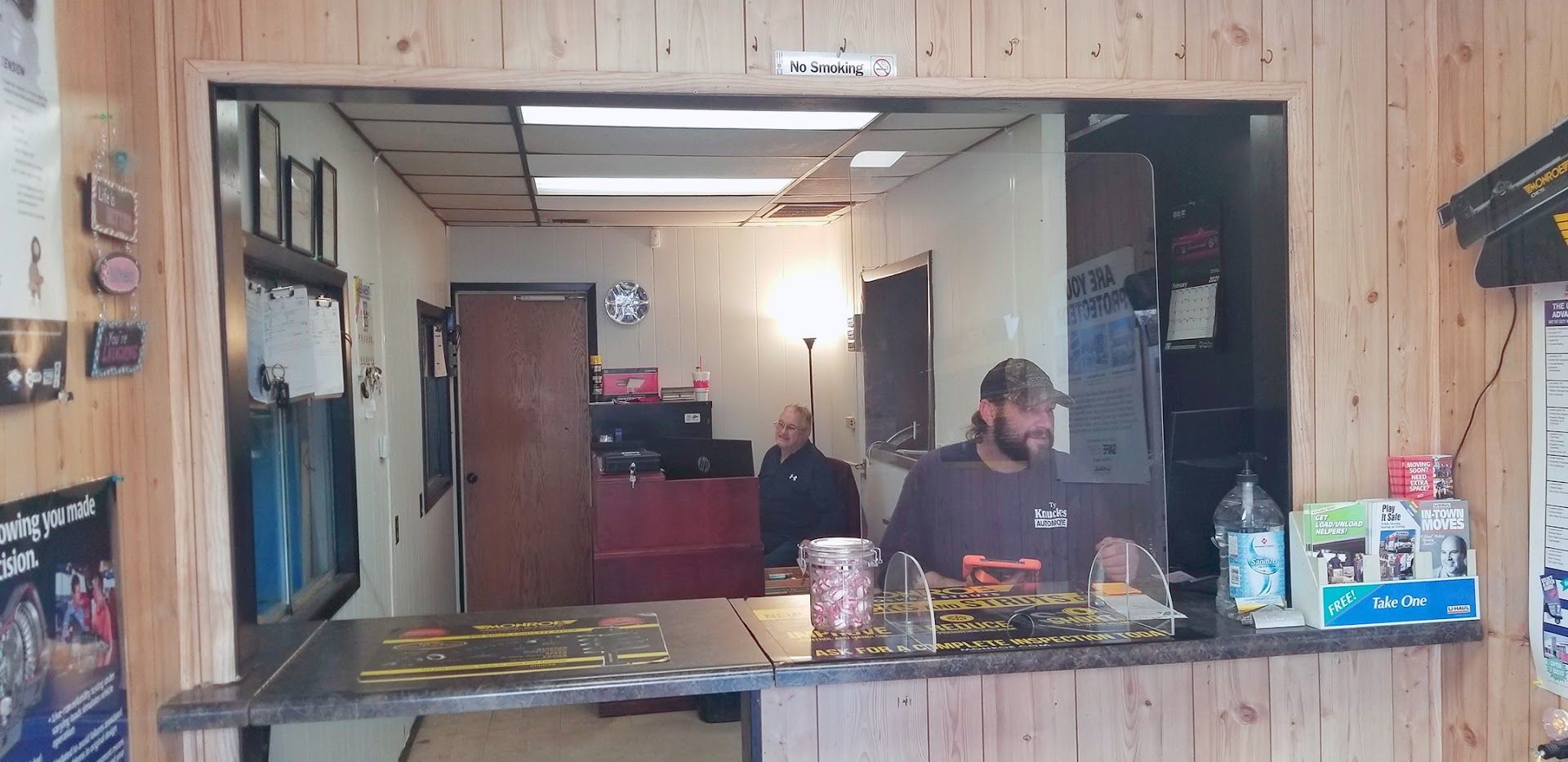 Shop's Front Desk | Knuckle’s Automotive Service