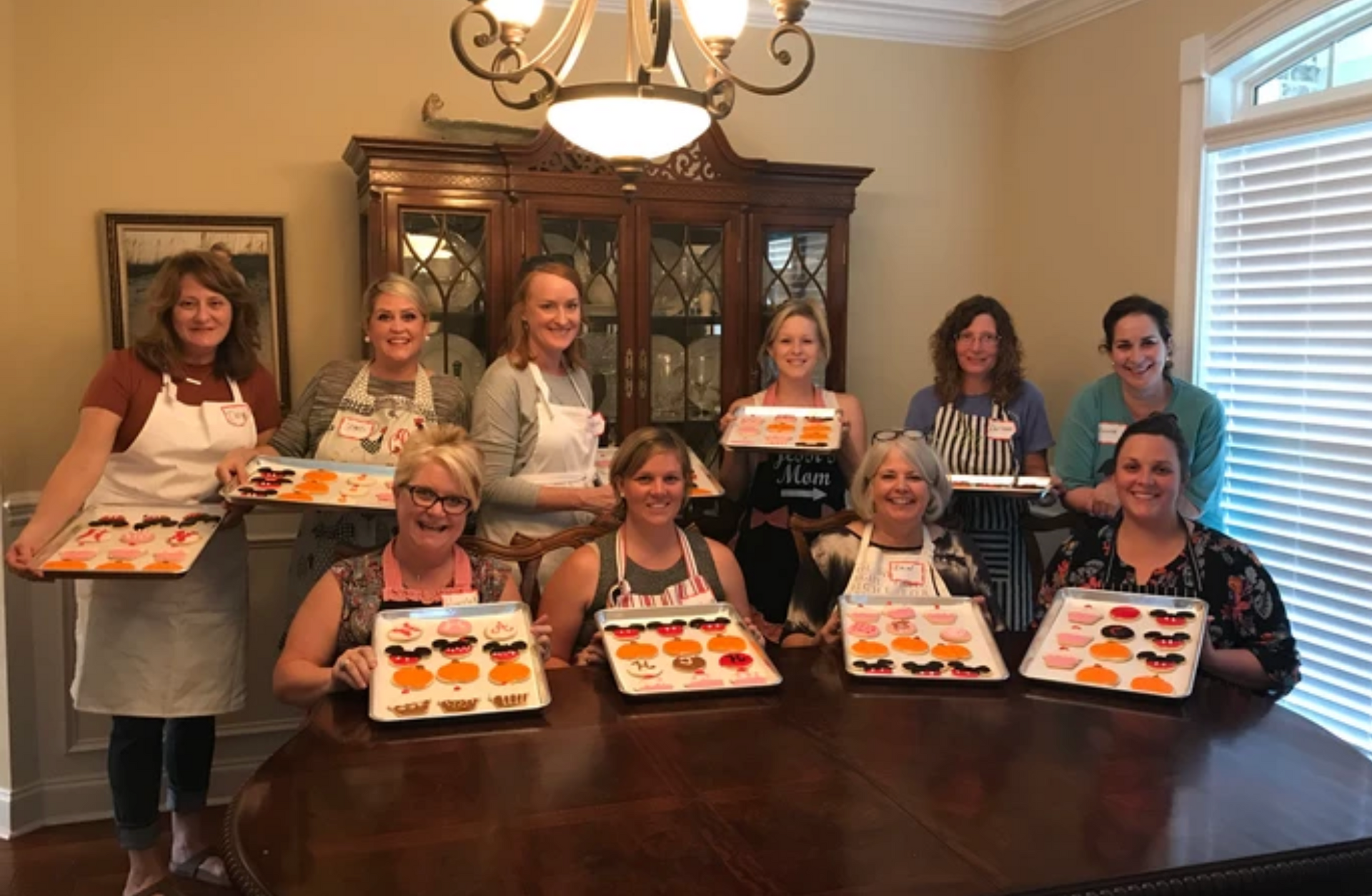 cookie decorating with friends