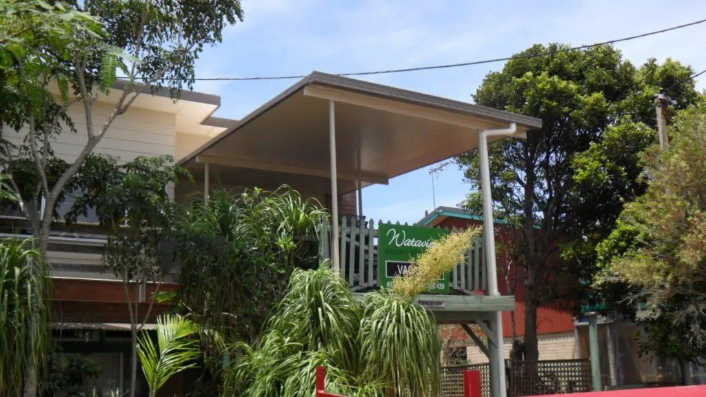 A House with A Green Sign — Manning Valley Patios in Cundletown, NSW