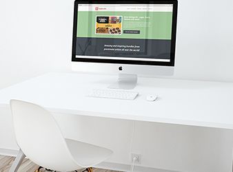 A man is sitting at a desk using a laptop computer, an image for balancing project management standards