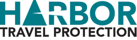 The harbor travel protection logo is blue and black on a white background.