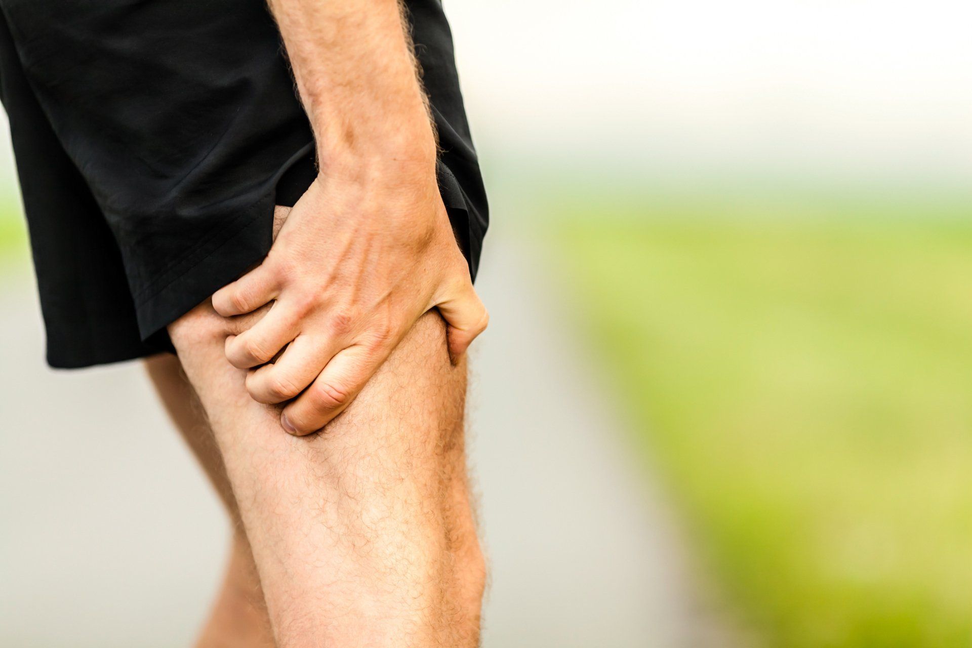 Man holding his thigh | Colorado Springs, CO | The Partridge Family Practice