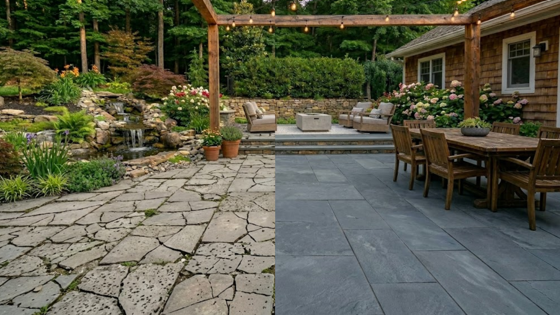 hardscapes pavers durability comparison cracked vs new
