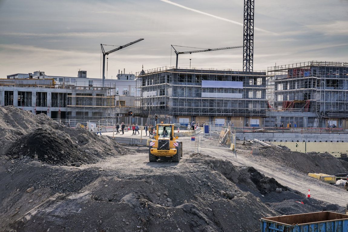 ruspa in cantiere