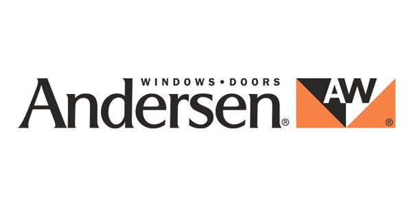 A logo for a company called andersen windows and doors